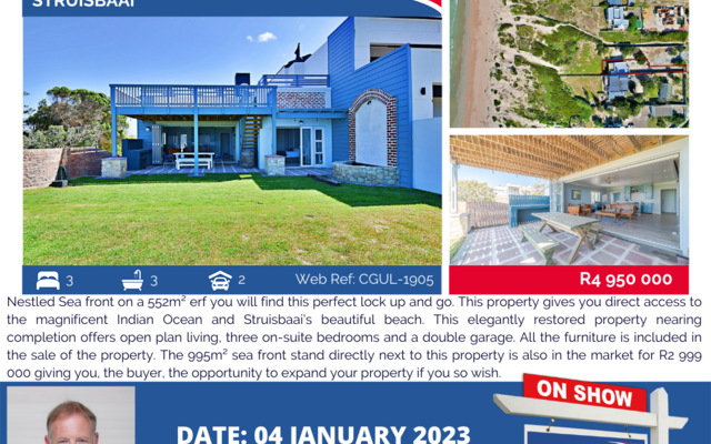 Home on show - Chas Everitt Cape Agulhas - Xplorioâ„¢ Agulhas