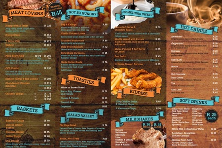 Menu 2 - Old Cape Last Trading Post - Xplorioâ„¢ Agulhas