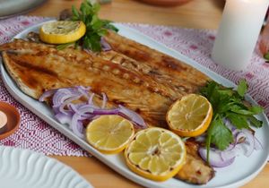 Snoek Braai With Apricot Glaze
