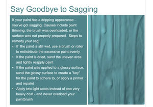 Painting Tip:Â Avoid and Remove Paint Drips