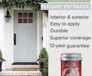 Prominent Premium Gloss Enamel: Elegant Entrance