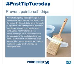Fast Tip: Prevent Paintbrush Drips