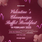 Valentine's Champaign Buffet Breakfast