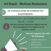 Poster - AF-Consulting - Xplorioâ„¢ Kleinmond