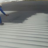 Roof spraypainting
