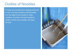 Fast Tip: Keep Brushes from Dripping