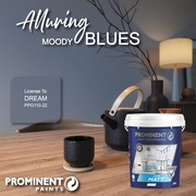 Prominent Paints:Â Moody Blue