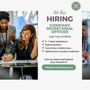 Hybrid Vacancy - Compliance Officer - Cape Town