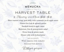12 February 2023: Harvest Table