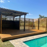 Pool Area Pergola - Unger Carpentry - Xplorioâ„¢ Struisbaai