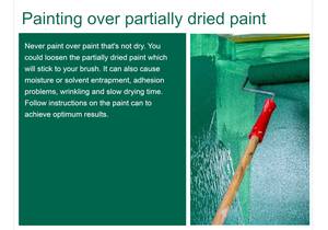 Fast Tip:Â Painting Over Partially Dried Paint