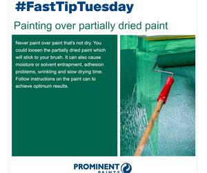 Fast Tip:Â Painting Over Partially Dried Paint