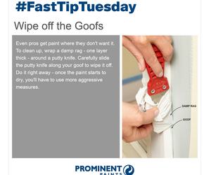 Fast Tip: Wipe Off The Goofs