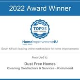 Award - Dust Free Homes - Cleaning Services - Xplorioâ„¢ Kleinmond