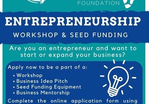 LAST CHANCE TO REGISTER FOR THE ENTREPRENEURSHIP WORKSHOP