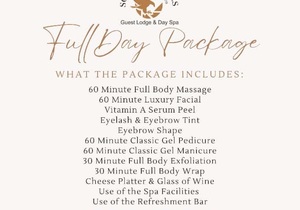 Full Day Spa Package