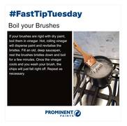Fast Tip: Boil Your Brushes