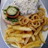 Burger and Chips - Eileen's Seafood Paradise - Xplorioâ„¢ Gansbaai