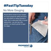 Fast Tip: No More Gouging