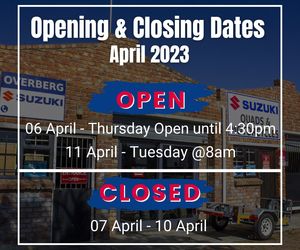 Opening and Closing Dates for April 2023