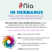 14 April 2023: Nia Class in Hermanus