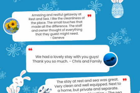 Rest and Sea Guest Reviews Mar - Apr 2022