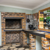 Indoor Braai Area - Alexander Accommodation - Xplorioâ„¢ Greyton / Genadendal