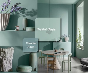 Complex Grey Greens with Turquoise Undertones