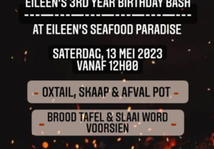 13 May 2023: 3rd Birthday Celebration Menu