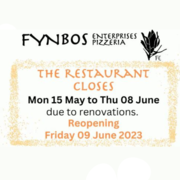 Shop Remains Open /Â Restaurant Closed: 15 May - 8 June 2023
