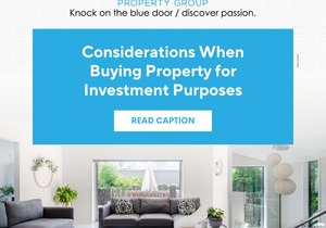 Considerations When Buying Property for Investment Purposes