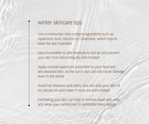 Winter Skincare Tips