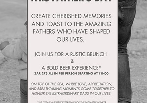 18 June 2023: Father's Day Brunch and Bold Beer Experience