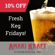 Fresh Keg Fridays atÂ AmariÂ Kraft!