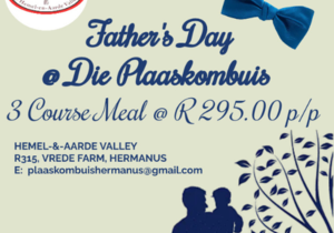 18 June 2023: Father's Day 3-Course Meal