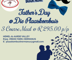 18 June 2023: Father's Day 3-Course Meal