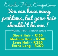 Wash, Treat and Blow Wave Packages