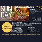 25 June 2023: Sunday Lunch Buffet