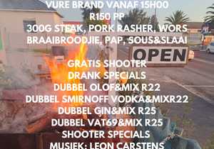 1 July 2023:Â Braai at Eileen's!