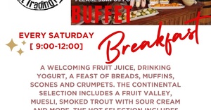 Every Saturday: Breakfast Buffet