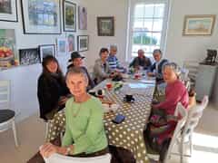 Sara Abbott's Art Event at Stanford Kitchen