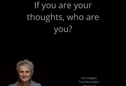 Become present to your thoughts