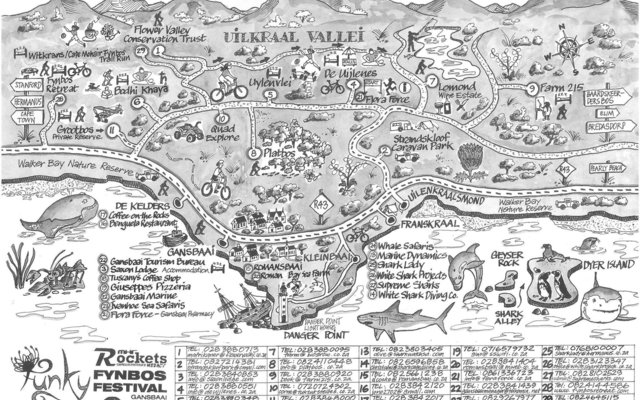 Funky Fynbos Festival Map