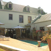 Salt water Pool and entertainment area