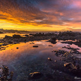 Sunrise colours of Kleinbaai