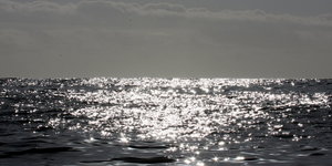 Shimmering across the ocean