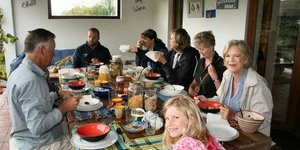 Delicious food en route - breakfast at Witkrans