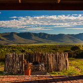 The Kraal braai and view at Felicita Farm