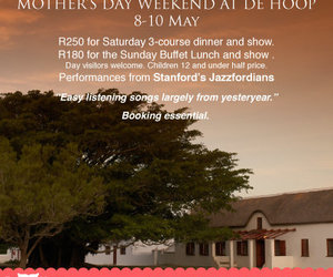 Special Mother's Day Weekend at De Hoop Nature Reserve