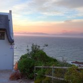 Sunset from driveway side of house
